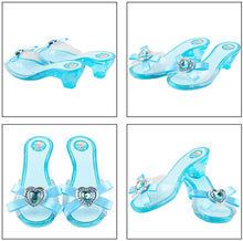 Load image into Gallery viewer, 10 Pcs Fairy Princess Shoe Jewellery Boutique Play Set Fairy Wings Necklace Earrings Ring Bag Wand Princess Tiara Kids Christmas Gift Toys