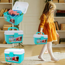 Load image into Gallery viewer, Doctor Set for kids-Medical Carry Case Doctor Dentist Nurse Eyesight Test Stethoscope Light and Sound Pretend Role Playset Gift for kids