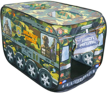 Load image into Gallery viewer, Kids Play Tent - Pop up Army Foldable Play Tent Children Play House Indoor Outdoor Play Toy Great Gift for for 3 4 5 6 Year Old Boys Girls