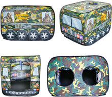 Load image into Gallery viewer, Kids Play Tent - Pop up Army Foldable Play Tent Children Play House Indoor Outdoor Play Toy Great Gift for for 3 4 5 6 Year Old Boys Girls