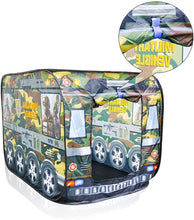 Load image into Gallery viewer, Kids Play Tent - Pop up Army Foldable Play Tent Children Play House Indoor Outdoor Play Toy Great Gift for for 3 4 5 6 Year Old Boys Girls