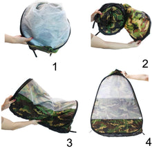 Load image into Gallery viewer, Foldable Playhouse Tent & Toy Compass with Camouflage Design - Great Indoor Outdoor Gift for Kids