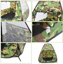 Load image into Gallery viewer, Foldable Playhouse Tent & Toy Compass with Camouflage Design - Great Indoor Outdoor Gift for Kids