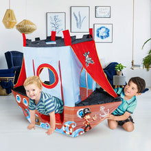 Load image into Gallery viewer, Pirate Ship Play Tent Pop Up Tents for Kids Play House Play Tents Kids Tent Indoor Outdoor Playhouse Great Gift for Birthday Christmas