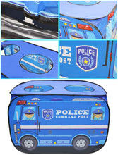 Load image into Gallery viewer, Police Truck Foldable Play Tent -Children Play House Indoor Outdoor Play Toy Great Gift for Kids
