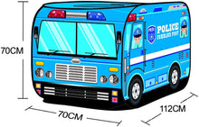 Load image into Gallery viewer, Police Truck Foldable Play Tent -Children Play House Indoor Outdoor Play Toy Great Gift for Kids