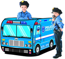 Load image into Gallery viewer, Police Truck Foldable Play Tent -Children Play House Indoor Outdoor Play Toy Great Gift for Kids