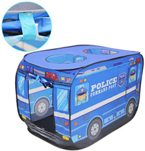 Load image into Gallery viewer, Police Truck Foldable Play Tent -Children Play House Indoor Outdoor Play Toy Great Gift for Kids