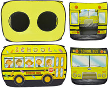 Load image into Gallery viewer, School Bus Foldable Play Tent -Children Play House Indoor Outdoor Play Toy Great Gift for Kids