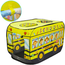 Load image into Gallery viewer, School Bus Foldable Play Tent -Children Play House Indoor Outdoor Play Toy Great Gift for Kids