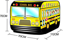 Load image into Gallery viewer, School Bus Foldable Play Tent -Children Play House Indoor Outdoor Play Toy Great Gift for Kids