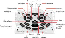 Load image into Gallery viewer, Remote Control Robot Toy Programmable Intelligent Interactive Gesture Sensing Robot Kit Dancing Walking Smart Robotics LED Gift for Kids