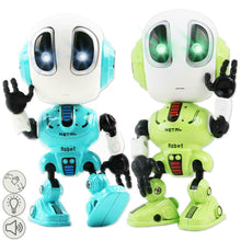 Load image into Gallery viewer, Mini Diecast Robot Toy with Touch Sensitive & Alien Voice Function (2 Pack)