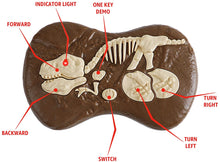 Load image into Gallery viewer, Rechargeable Remote Control Dinosaur Toy with Walking Feature & Roaring Sounds Lights Realistic T-Rex Dinosaur Robot for Kids Toys Gifts