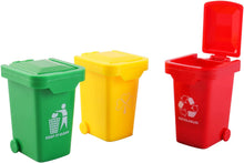 Load image into Gallery viewer, Remote Control Engineering Construction Garbage Truck Vehicle with Three Bins, Light and Sounds Functions Fun Educational Gift for Kids