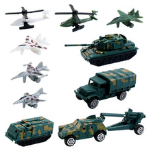 Load image into Gallery viewer, Aircraft Carrier Scale Model Warplanes Warships Military Vehicles Battleship Helicopter Trucks Tank Army Toys Present Gift for Kids