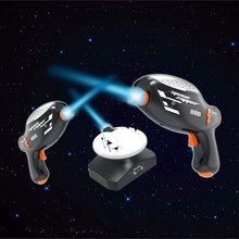 Load image into Gallery viewer, Multi-Player Kids Space Blaster Set with 360° Rotating Target and Light Battle Active Functions