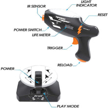 Load image into Gallery viewer, Multi-Player Kids Space Blaster Set with 360° Rotating Target and Light Battle Active Functions