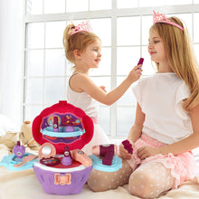 Load image into Gallery viewer, Pretend Makeup Toy Set for Kids Beauty Set Makeup Toy Dressing table Set with Cosmetic Box Portable Vanity Carry Case Play Set for Girls