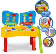 Load image into Gallery viewer, Sand and Water Table - Water Fall and Sand Fall (XL) Double Compartment Includes Lots of Accessories and LIDS
