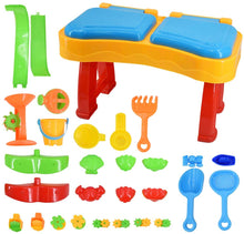 Load image into Gallery viewer, Sand and Water Table - Water Fall and Sand Fall (XL) Double Compartment Includes Lots of Accessories and LIDS