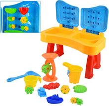Load image into Gallery viewer, Sand and Water Table - Water Fall and Sand Fall (XL) Double Compartment Includes Lots of Accessories and LIDS