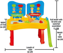 Load image into Gallery viewer, Sand and Water Table - Water Fall and Sand Fall (XL) Double Compartment Includes Lots of Accessories and LIDS