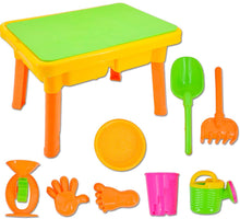 Load image into Gallery viewer, Basic Sand and Water Table with Lid Summer Outdoor Pool Beach Playset for Toddlers Kids