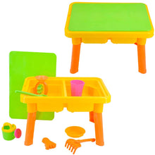 Load image into Gallery viewer, Basic Sand and Water Table with Lid Summer Outdoor Pool Beach Playset for Toddlers Kids