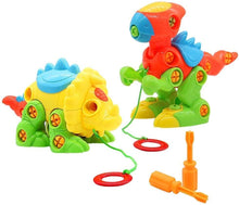 Load image into Gallery viewer, Take Apart Dinosaurs Toys Includes Screw Drivers and Pull-Along Accessory (2 Pack)