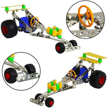 Load image into Gallery viewer, 291 Pieces STEM 3-in-1 Alloy Metal Model Vehicles Educational DIY Construction Building Science Experiment Toys for Kids Teens Adults