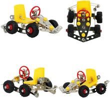 Load image into Gallery viewer, 291 Pieces STEM 3-in-1 Alloy Metal Model Vehicles Educational DIY Construction Building Science Experiment Toys for Kids Teens Adults
