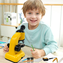 Load image into Gallery viewer, 2 in 1 My First Telescope and Microscope Educational Play Set Children Science Exploration and Astronomy Starter Kit Christmas Gift