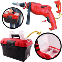 Load image into Gallery viewer, Kids Tool Set-48 Pieces Workshop Tool pretend Play Construction Toy with Portable Tool Box Case, Kids tools, Drill and Accessories Included