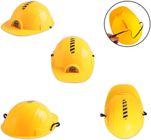 Load image into Gallery viewer, 33 Pieces Pretend Tool Play Set with Box Case, Helmet Safety Vest Role Play Educational Toys Great Birthday Christmas Gift for Kids