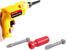 Load image into Gallery viewer, 33 Pieces Pretend Tool Play Set with Box Case, Helmet Safety Vest Role Play Educational Toys Great Birthday Christmas Gift for Kids