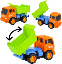 Load image into Gallery viewer, Take-Apart Construction Trucks Vehicles Play Set – Set of 4 Builder Trucks and Screw Driver Included