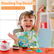Load image into Gallery viewer, Pretend Tea Food Play Set Party Set with Pretend Waffle Maker Toy Including Dessert Accessories Educational Learning Kitchen Playset