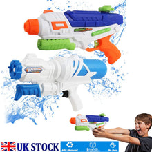 Load image into Gallery viewer, 2 Pack Water Soaker Blaster Gun Pistol Shooter Play Set Great for Pool Summer Garden Outdoor Fun Birthday Xmas Party Gift Present for Kids