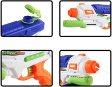 Load image into Gallery viewer, 2 Pack Water Soaker Blaster Gun Pistol Shooter Play Set Great for Pool Summer Garden Outdoor Fun Birthday Xmas Party Gift Present for Kids