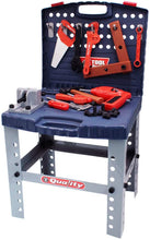 Load image into Gallery viewer, WKS-B 2-in-1 Workshop and Tools Carrycase Play Set with Fold up Design, Multiple Accessories and Electric Drill
