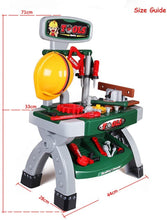 Load image into Gallery viewer, WKS-G Workbench Kit Play Set with Variety of Tool Accessories Included – Gift for Kids