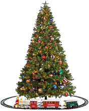 Load image into Gallery viewer, 13 Piece Classic Toy Train Set for Kids with Headlight Smoke Realistic Sounds 3 Car Carriage 11 Feet Track Kids Toys Prefect Christmas Gift