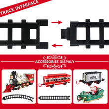 Load image into Gallery viewer, Christmas Train Set with Light & Sounds Smoke Effect Christmas Tree Train Set Around the Tree Electric Train Sets for Kids Christmas Gift