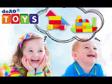 Load and play video in Gallery viewer, Early Education 131 Piece Creative Educational EVA Jumbo Foam Building Construction Blocks for Kids