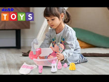 Load and play video in Gallery viewer, Baby Doll Bath Play Set with Real Water Faucet Function and Baby Doll Accessories Included
