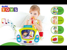 Load and play video in Gallery viewer, Music Toy Karaoke Machine with Singing Recording, Cool Sound Effect, Soft Lights and Non Electronic Screen for Kids