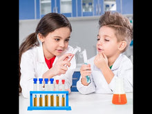 Load and play video in Gallery viewer, Kids Role Play Laboratory Science Kit with Goggles, Lab Coat & Variety of Play Science Equipment for Children