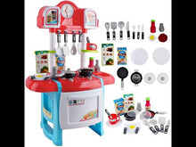 Load and play video in Gallery viewer, 'My Little Chef' Minatare Kitchen Playset Role Playing Game with Light and Sound Water Features Kids Christmas Gift Toys
