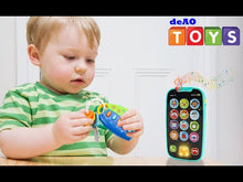 Load and play video in Gallery viewer, My First Mobile Phone and Car Key Fob Toy for Children Toddlers - Great Fine Motor and Sensory Development Toy
